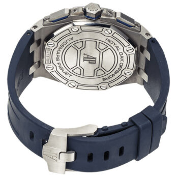 Audemars Piguet Royal Oak Offshore Chronograph Titanium 42mm Blue Dial Rubber Strap Swiss Made Replica Super Clone