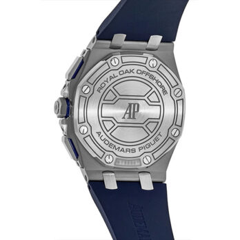 Audemars Piguet Royal Oak Offshore Chronograph Titanium 42mm Blue Dial Rubber Strap Swiss Made Replica Super Clone
