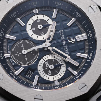Audemars Piguet Royal Oak Offshore Chronograph Titanium 42mm Blue Dial Rubber Strap Swiss Made Replica Super Clone