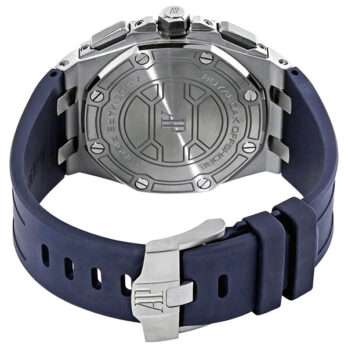 Audemars Piguet Royal Oak Offshore Chronograph Titanium 42mm Blue Dial Rubber Strap Swiss Made Replica Super Clone