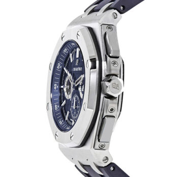Audemars Piguet Royal Oak Offshore Chronograph Titanium 42mm Blue Dial Rubber Strap Swiss Made Replica Super Clone