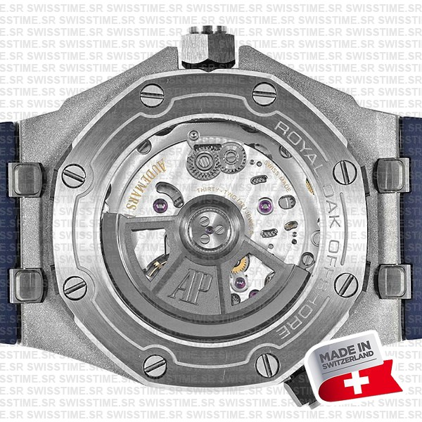 Audemars Piguet Royal Oak Offshore Diver 42mm Blue Dial Rubber Strap Swiss Made Replica Super Clone