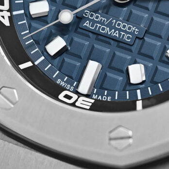 Audemars Piguet Royal Oak Offshore Diver 42mm Blue Dial Rubber Strap Swiss Made Replica Super Clone