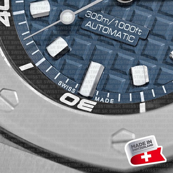 Audemars Piguet Royal Oak Offshore Diver 42mm Blue Dial Rubber Strap Swiss Made Replica Super Clone