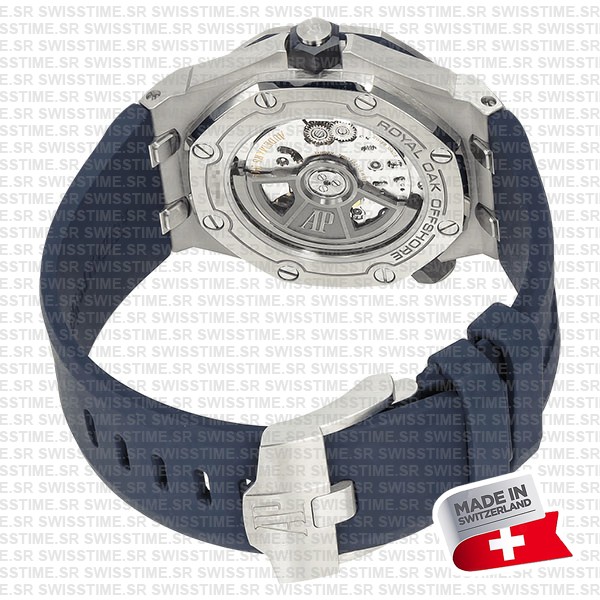 Audemars Piguet Royal Oak Offshore Diver 42mm Blue Dial Rubber Strap Swiss Made Replica Super Clone