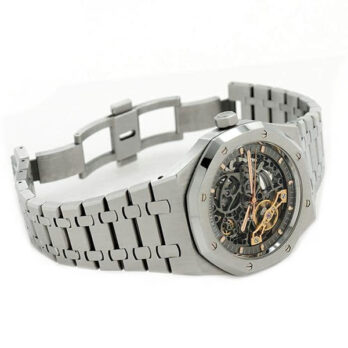 Audemars Piguet Royal Oak Skeleton Double Balance Wheel Openworked Steel 41mm Swiss Made Replica Superclone