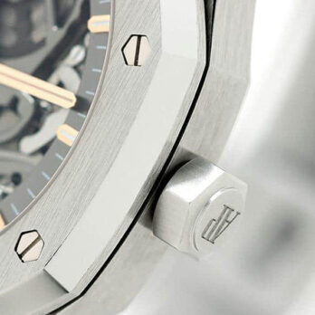 Audemars Piguet Royal Oak Skeleton Double Balance Wheel Openworked Steel 41mm Swiss Made Replica Superclone