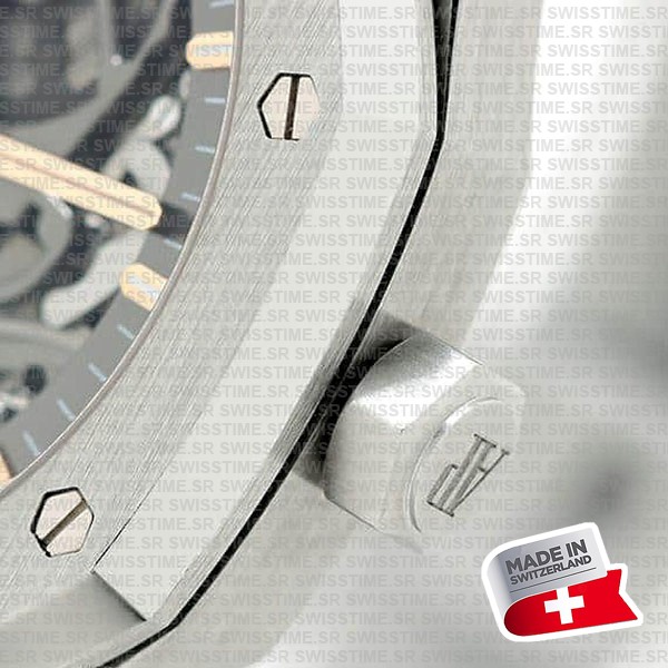 Audemars Piguet Royal Oak Skeleton Double Balance Wheel Openworked Steel 41mm Swiss Made Replica Superclone