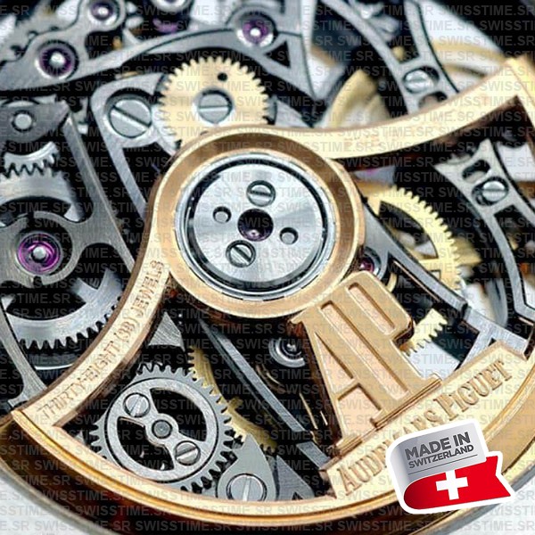 Audemars Piguet Royal Oak Skeleton Double Balance Wheel Openworked Steel 41mm Swiss Made Replica Superclone