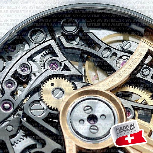 Audemars Piguet Royal Oak Skeleton Double Balance Wheel Openworked Steel 41mm Swiss Made Replica Superclone