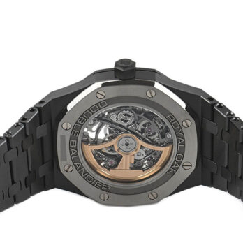 Audemars Piguet Royal Oak Skeleton Black Ceramic Double Balance Wheel Openworked 41mm Swiss Made Replica Superclone