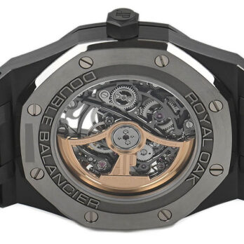 Audemars Piguet Royal Oak Skeleton Black Ceramic Double Balance Wheel Openworked 41mm Swiss Made Replica Superclone