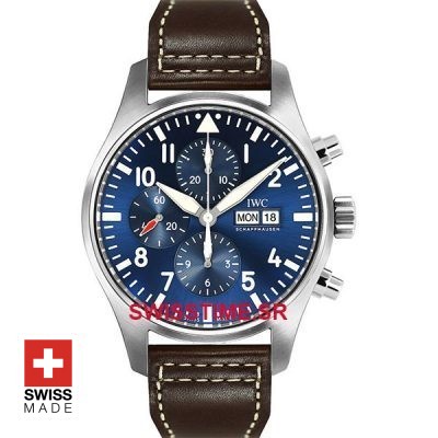 IWC Pilot Chronograph Le Petit Prince Leather Strap | Swisstime