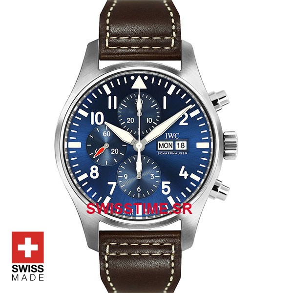 IWC Pilot Chronograph Le Petit Prince Leather Strap | Swisstime