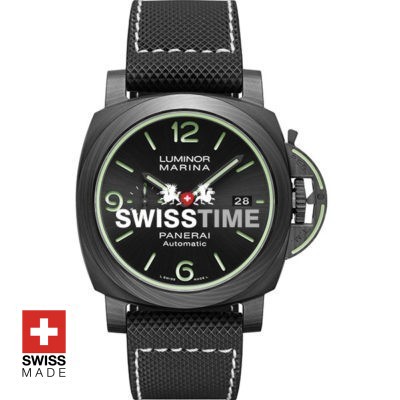 Panerai Luminor Marina Carbotech Green | Swisstime Watches