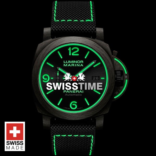 Panerai Luminor Marina Carbotech Green | Swisstime Watches