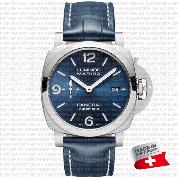 Panerai Luminor Marina Automatic Pam01313 44mm Blue Dial P.9010 Swiss Replica Super Clone Watch