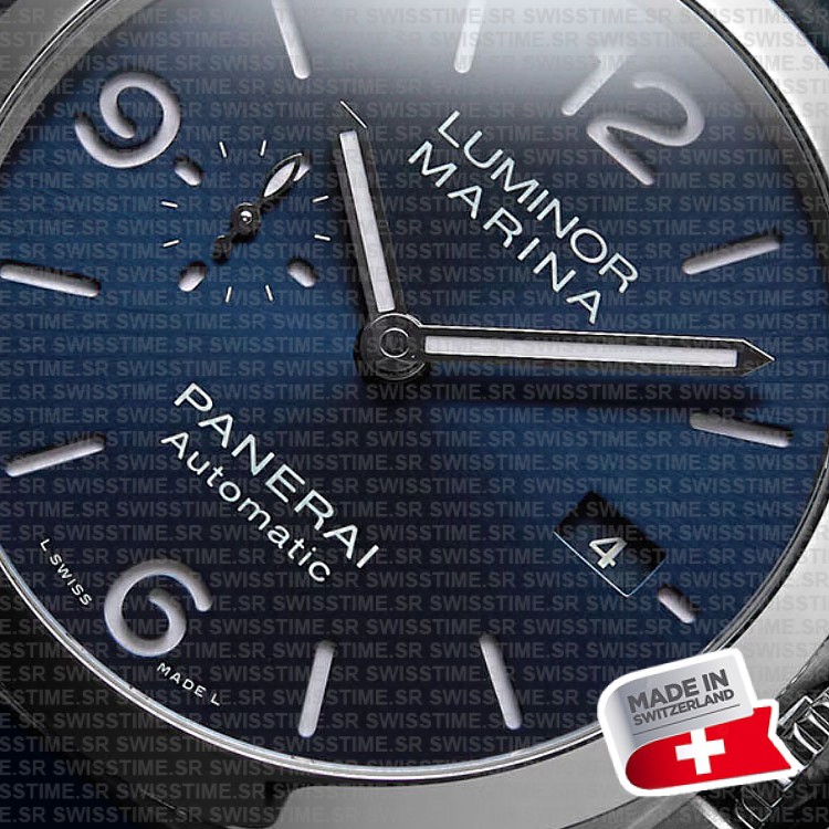 Panerai Luminor Marina Automatic Pam01313 44mm Blue Dial P.9010 Swiss Replica Super Clone Watch