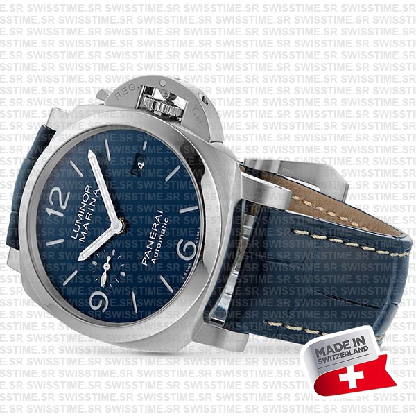 Panerai Luminor Marina Automatic Pam01313 44mm Blue Dial P.9010 Swiss Replica Super Clone Watch