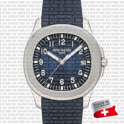 Patek Philippe Aquanaut 5168g 18k White Gold Blue Dial 42.2mm Swiss Made Replica Supeclone