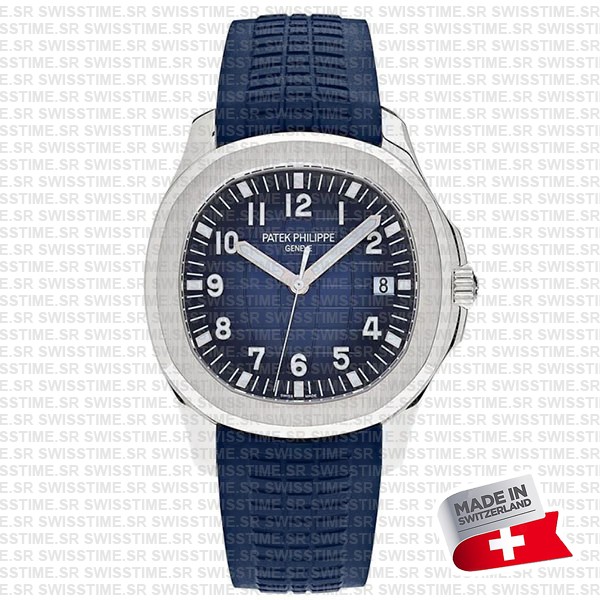 Patek Philippe Aquanaut 5168g 18k White Gold Blue Dial 42.2mm Swiss Made Replica Supeclone