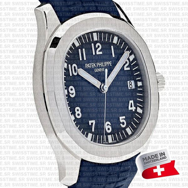 Patek Philippe Aquanaut 5168g 18k White Gold Blue Dial 42.2mm Swiss Made Replica Supeclone