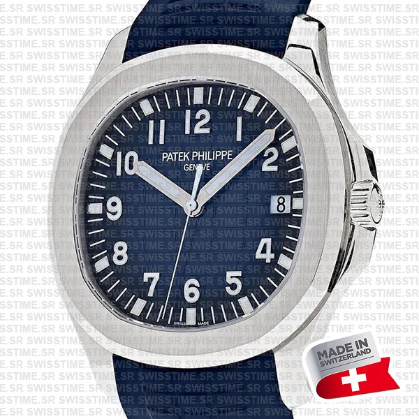Patek Philippe Aquanaut 5168g 18k White Gold Blue Dial 42.2mm Swiss Made Replica Supeclone