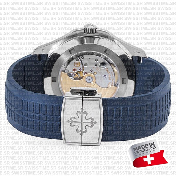 Patek Philippe Aquanaut 5168g 18k White Gold Blue Dial 42.2mm Swiss Made Replica Supeclone