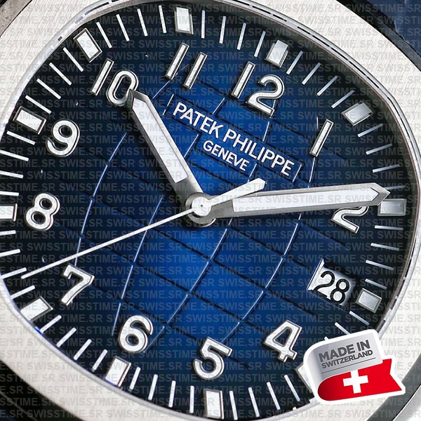 Patek Philippe Aquanaut 5168g 18k White Gold Blue Dial 42.2mm Swiss Made Replica Supeclone