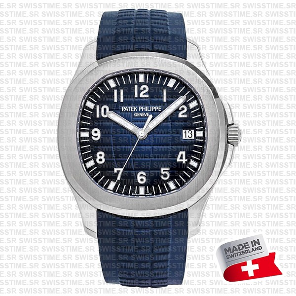 Patek Philippe Aquanaut 5168g 18k White Gold Blue Dial 42.2mm Swiss Made Replica Supeclone