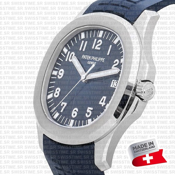 Patek Philippe Aquanaut 5168g 18k White Gold Blue Dial 42.2mm Swiss Made Replica Supeclone
