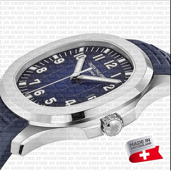Patek Philippe Aquanaut 5168g 18k White Gold Blue Dial 42.2mm Swiss Made Replica Supeclone