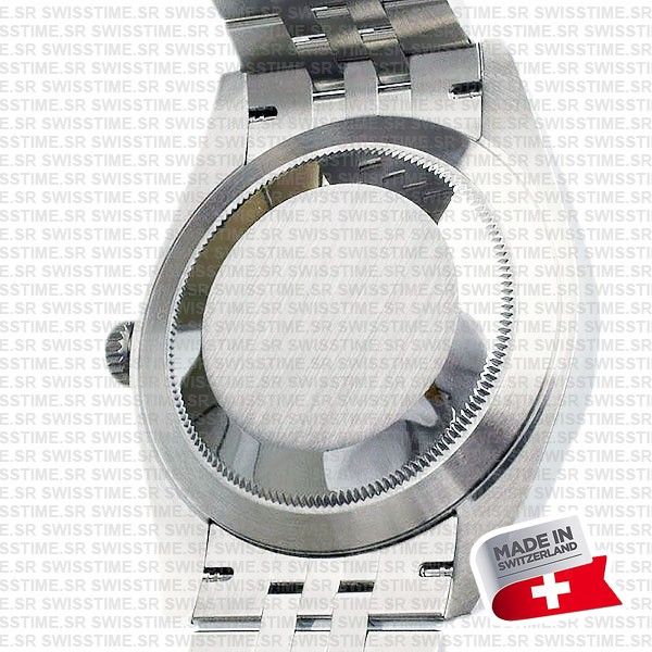 Rolex Datejust 41 Jubilee Green Dial Stick Markers 904l Steel 18k White Gold Fluted Bezel 41mm Swiss Replica Superclone