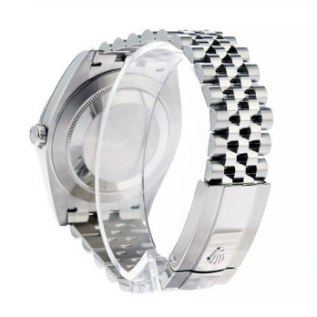 Rolex Datejust 41 Jubilee Green Dial Stick Markers 904l Steel 18k White Gold Fluted Bezel 41mm Swiss Replica Superclone