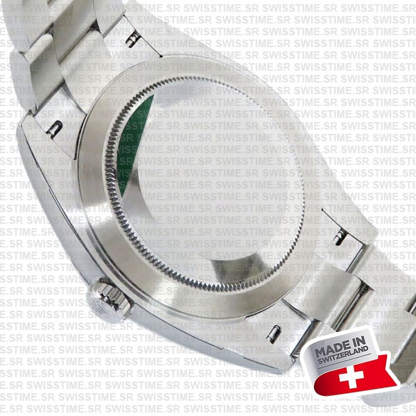 Rolex Datejust 41 Oyster 904l Steel Wimbledon Slate Grey Roman Fluted Ref.126334 Swiss Replica Superclone