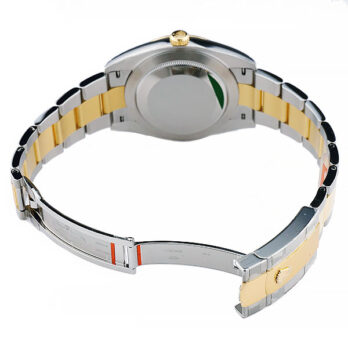 Rolex Datejust 41 Oyster 2-tone 18k Yellow Gold/904l Steel Fluted Bezel White Dial Sticks Ref.126333 Swiss Replica Superclone