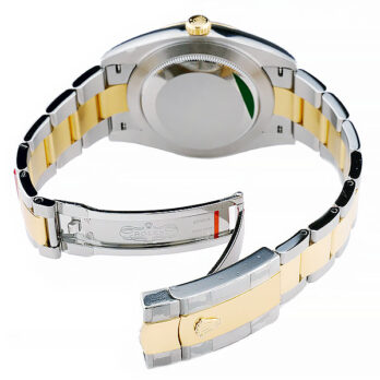 Rolex Datejust 41 Oyster 2-tone 18k Yellow Gold/904l Steel Fluted Bezel White Dial Sticks Ref.126333 Swiss Replica Superclone