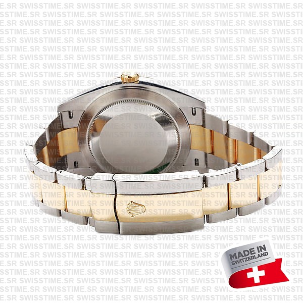 Rolex Datejust 41 Oyster 2-tone 18k Yellow Gold/904l Steel Fluted Bezel White Dial Sticks Ref.126333 Swiss Replica Superclone