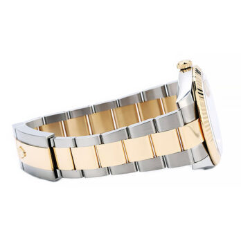 Rolex Datejust 41 Oyster 2-tone 18k Yellow Gold/904l Steel Fluted Bezel White Dial Sticks Ref.126333 Swiss Replica Superclone