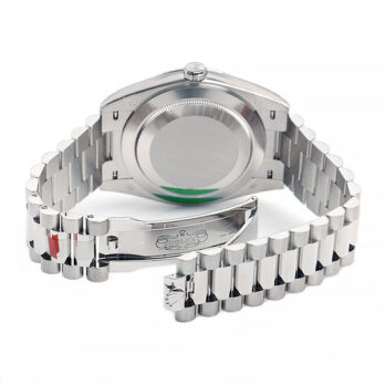 Rolex Day-date 40 White Gold Blue Roman