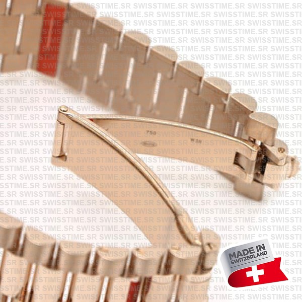 Rolex Day-date 40 18k Rose Gold Chocolate Diagonal Motif Ref.228235 Swiss Made Replica Superclone