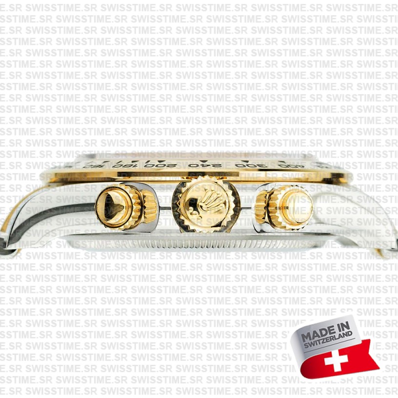 Rolex Cosmograph Daytona 2-tone 18k Yellow Gold/904l Steel Ref.126503 Gold Dial Stick Markers 40mm Cal.4131 Swiss Replica Super Clone New 2024 Model