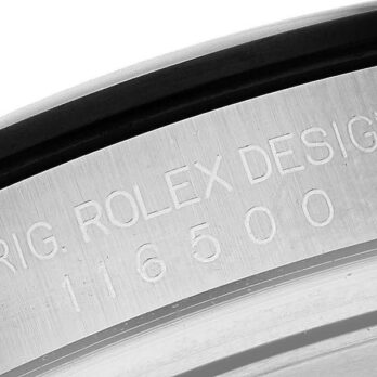 Rolex Daytona 2016 Ss Black Ceramic Bezel  40mm