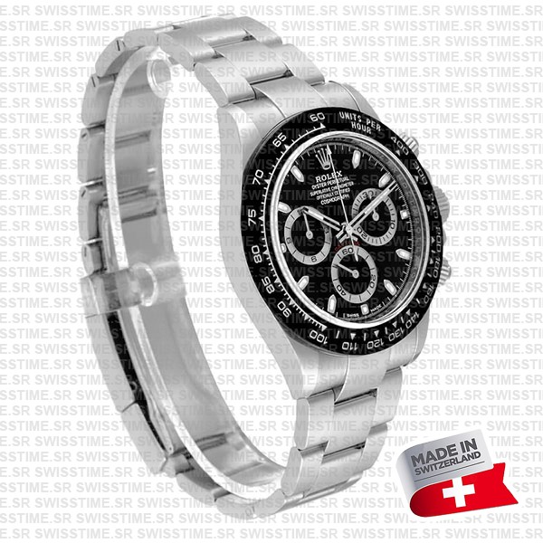 Rolex Daytona 2016 Ss Black Ceramic Bezel 40mm