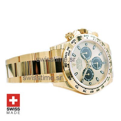 Rolex Daytona 18k Yellow Gold | Gold Panda Dial Replica watch