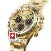 Rolex Daytona 18k Yellow Gold | Gold Panda Dial Replica watch