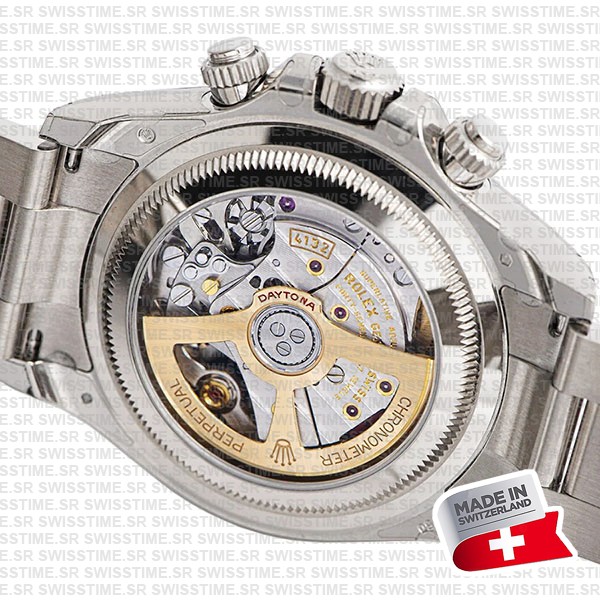 Rolex Cosmograph Daytona Le Mans 18k White Gold Panda Black Dial 40mm Ref:126529ln Cal.4132 Swiss Replica Super Clone New 2024 Model