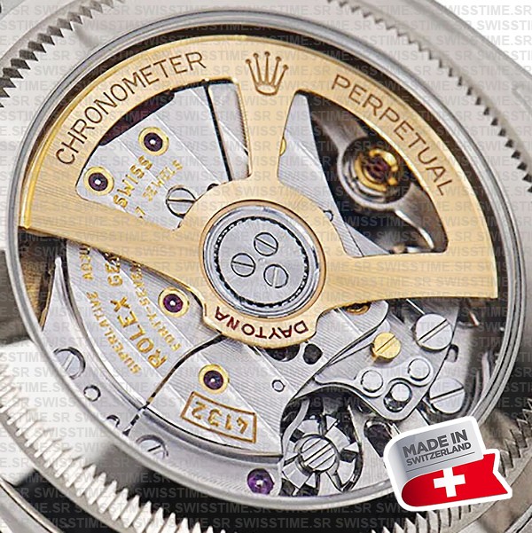Rolex Cosmograph Daytona Le Mans 18k White Gold Panda Black Dial 40mm Ref:126529ln Cal.4132 Swiss Replica Super Clone New 2024 Model