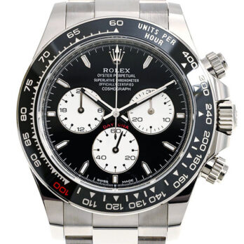 Rolex Cosmograph Daytona Le Mans 18k White Gold Panda Black Dial 40mm Ref:126529ln Cal.4132 Swiss Replica Super Clone New 2024 Model
