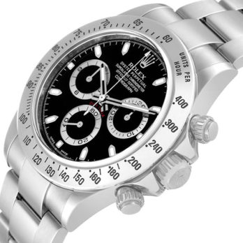Rolex Daytona Black Dial 904l Steel Ref:116620 Swiss Replica